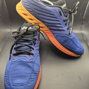 Asics Blue and Orange Running Shoes